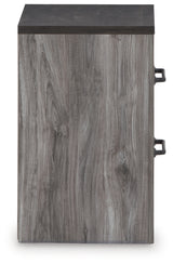 Bronyan Dark Gray Queen Panel Bedroom Set with Dresser, Mirror, Chest and 2 Nightstands - Ornate Home