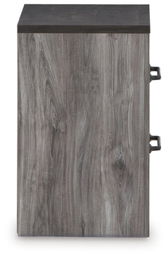 Bronyan Dark Gray Queen Panel Bedroom Set with Dresser, Mirror, Chest and 2 Nightstands - Ornate Home