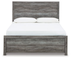 Bronyan Dark Gray Queen Panel Bedroom Set with Dresser, Mirror and Nightstand - Ornate Home