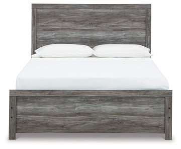 Bronyan Dark Gray Queen Panel Bedroom Set with Dresser, Mirror and Nightstand - Ornate Home
