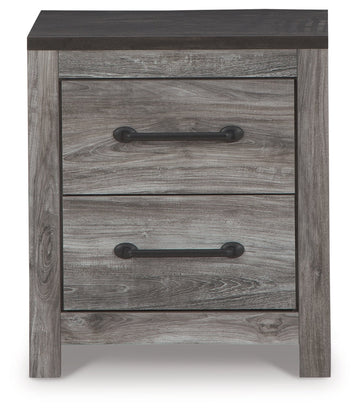 Bronyan Dark Gray Queen Panel Bedroom Set with Dresser, Mirror and Nightstand - Ornate Home