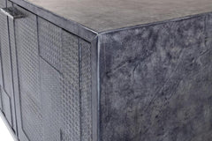 Bronzini Grey Credenza Embossed - Ornate Home