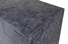 Bronzini Grey Credenza Embossed - Ornate Home