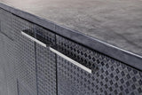 Bronzini Grey Credenza Embossed - Ornate Home