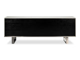 Bronzini White Credenza Embossed - Ornate Home