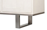 Bronzini White Credenza Embossed - Ornate Home