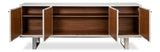 Bronzini White Credenza Embossed - Ornate Home