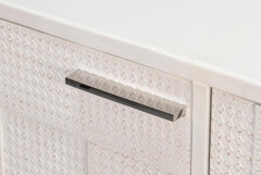 Bronzini White Credenza Embossed - Ornate Home