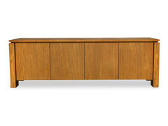 Brook Country Oak Media Unit - Ornate Home
