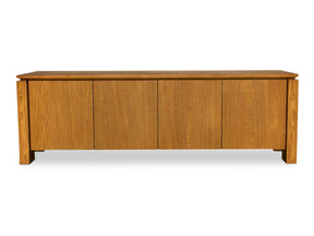 Brook Country Oak Media Unit - Ornate Home