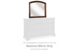 Brookbauer Rustic Brown Bedroom Mirror - Ornate Home