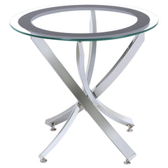 Brooke Chrome 2-piece Coffee Table Set - Ornate Home