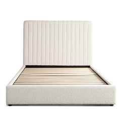 Brooke Ivory Boucle Bed - Ornate Home
