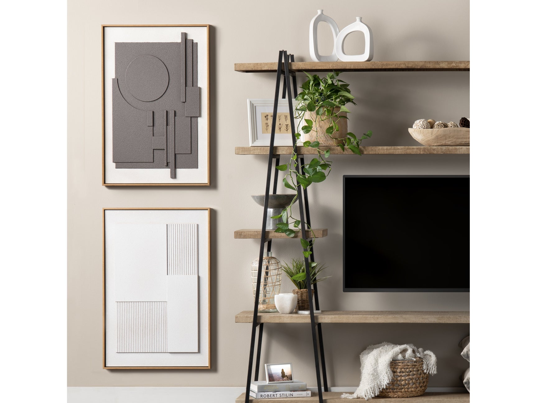 Brookeridge 2 Brown/Natural Wall Art