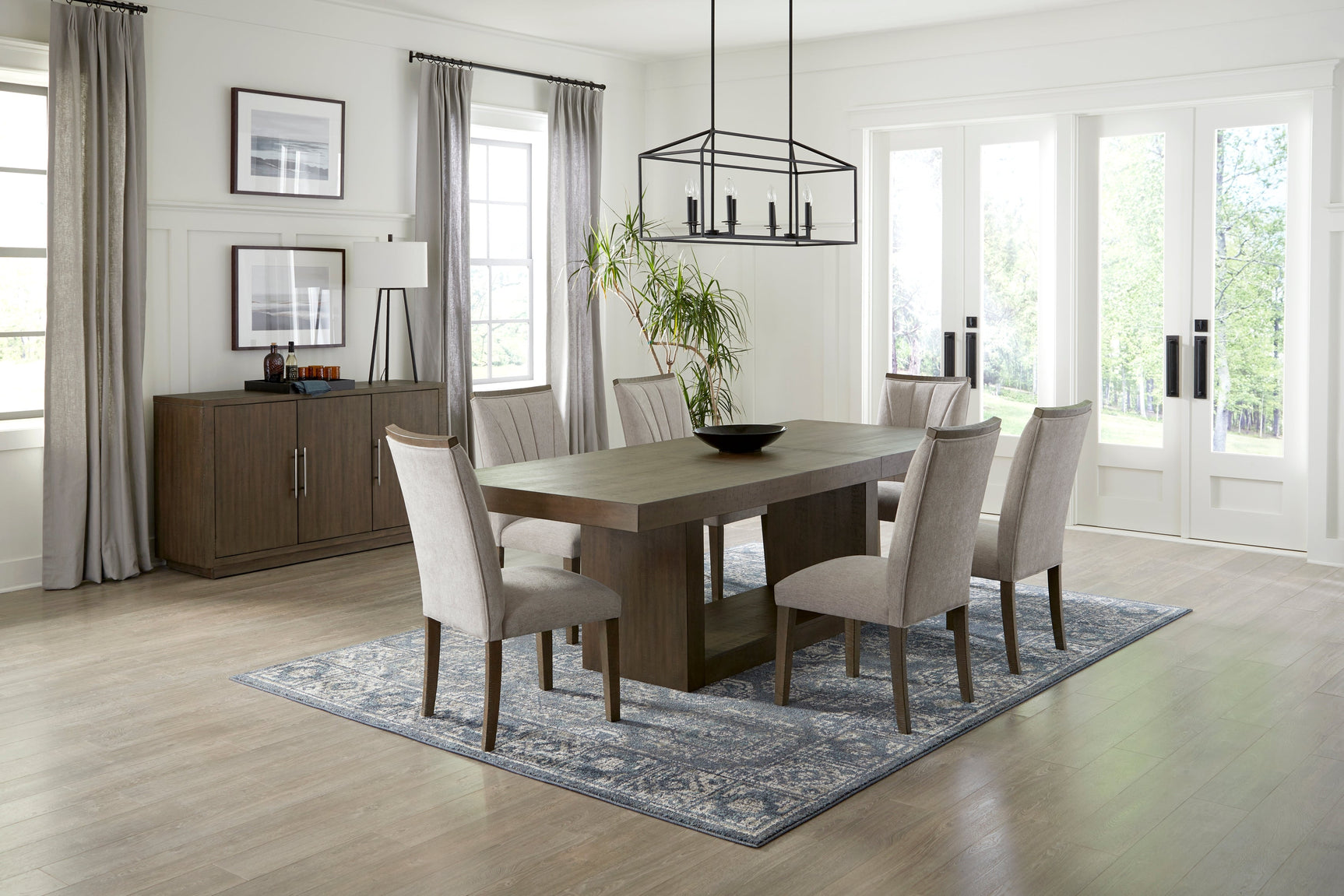 Brookings Brown Dining Table - Ornate Home