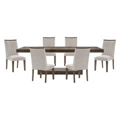 Brookings Gray 7pc Dining Set - Ornate Home