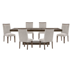 Brookings Gray 7pc Dining Set - Ornate Home
