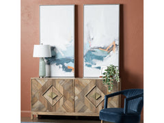 Brookline Brown/Gold Sideboard - Ornate Home