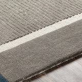Brooklyn Blue&Gray Modern Wool Rug - Ornate Home