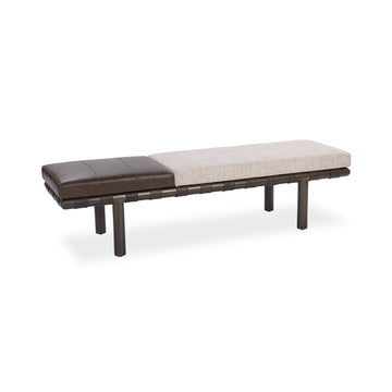 Brooklyn Cocoa Latte Accent Bench - Ornate Home
