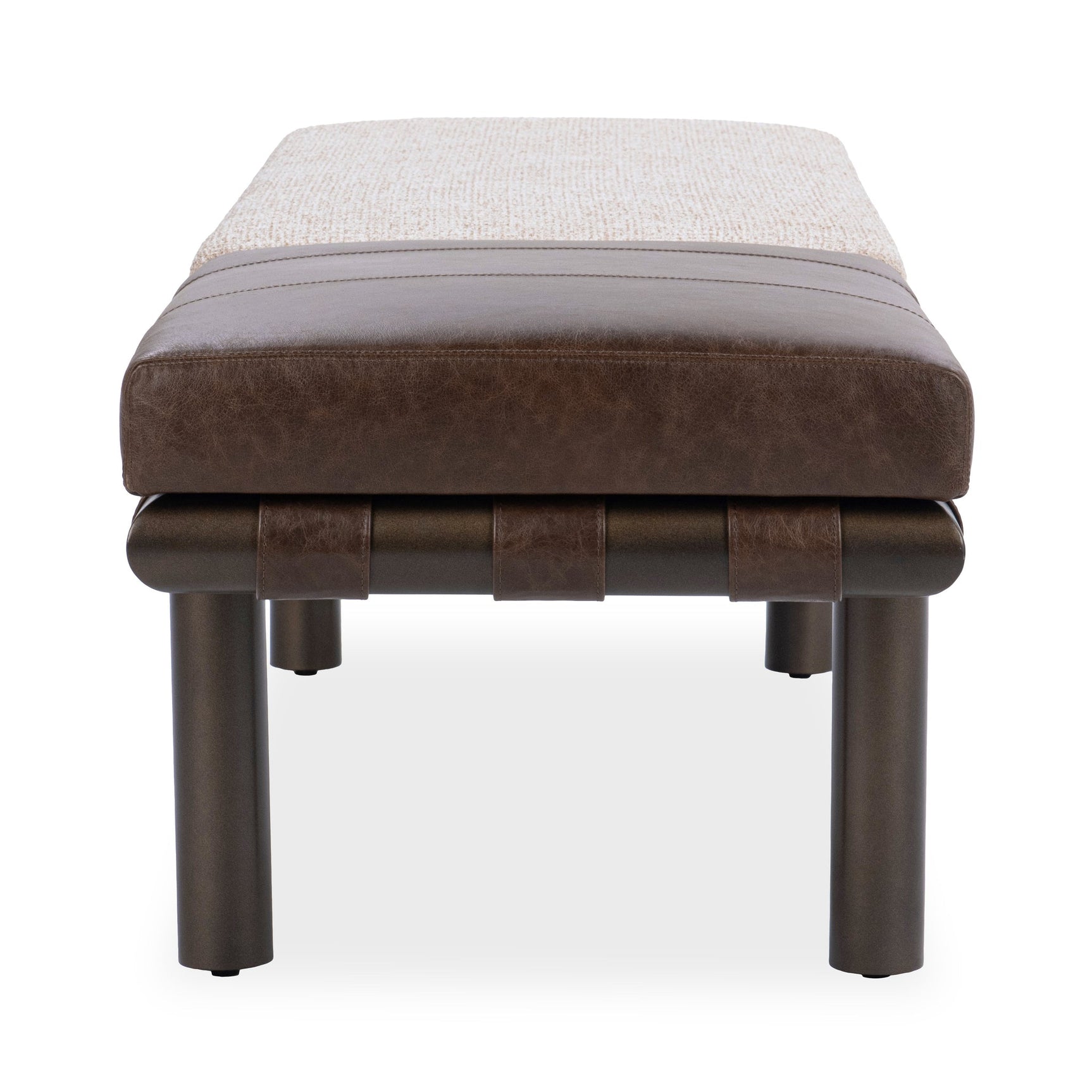 Brooklyn Cocoa Latte Accent Bench - Ornate Home