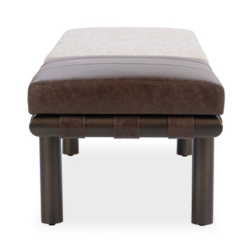Brooklyn Cocoa Latte Accent Bench - Ornate Home