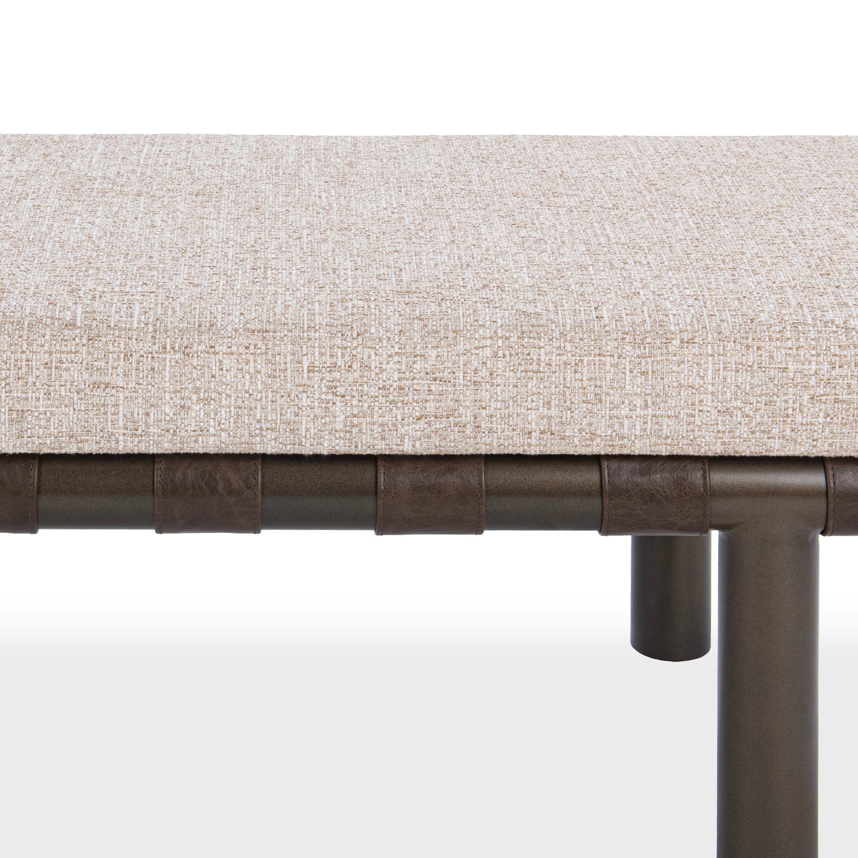 Brooklyn Cocoa Latte Accent Bench - Ornate Home