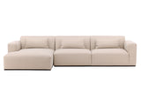 Brooklyn Cream Chaise Sectional - Ornate Home