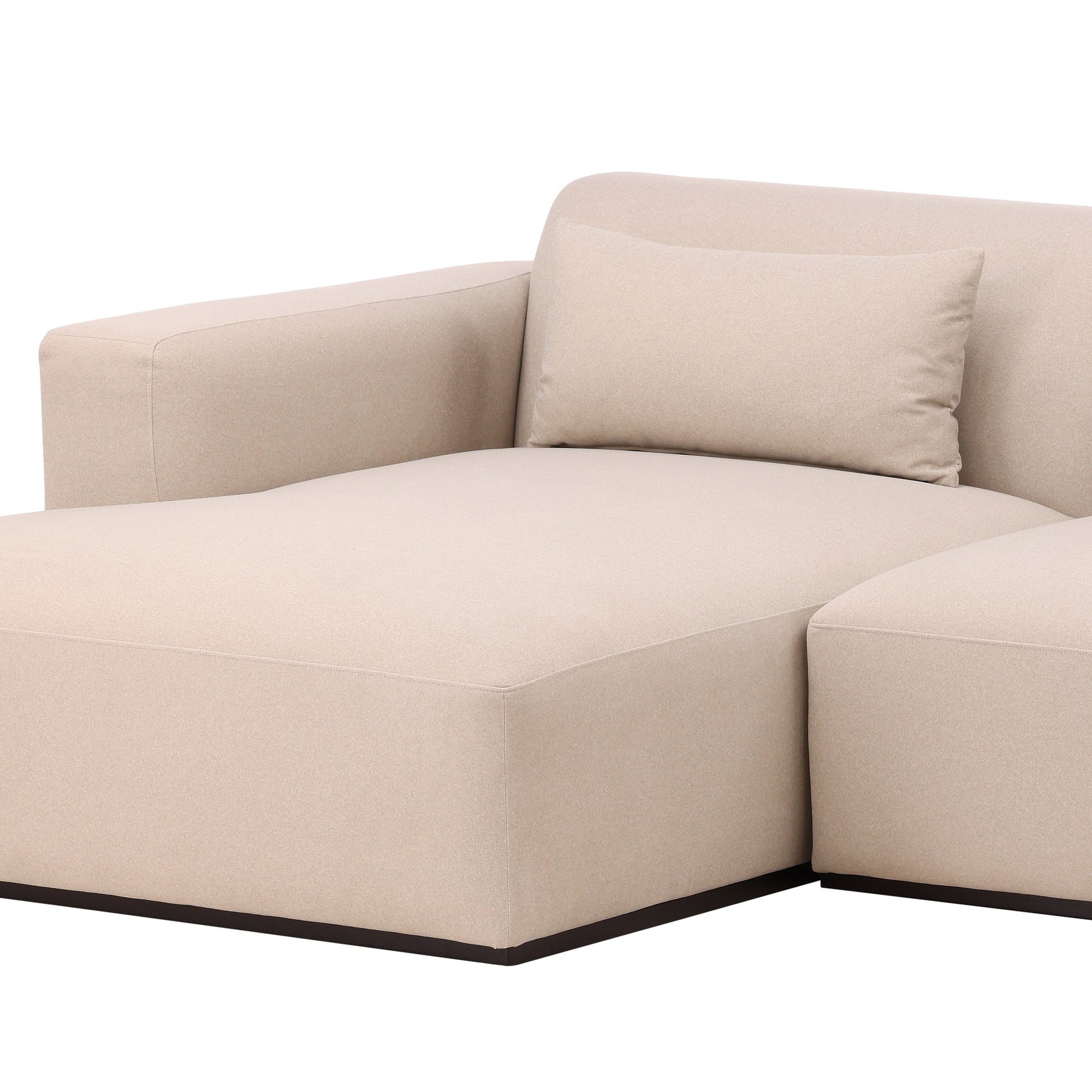 Brooklyn Cream Chaise Sectional - Ornate Home