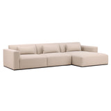 Brooklyn Cream Chaise Sectional - Ornate Home