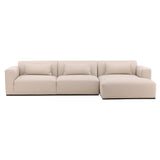 Brooklyn Cream Chaise Sectional - Ornate Home