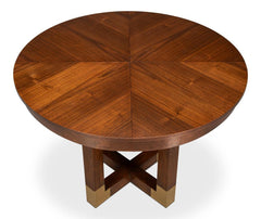 Brooklyn Jupe Brown Dining Table - Ornate Home