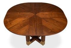 Brooklyn Jupe Brown Dining Table - Ornate Home