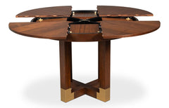 Brooklyn Jupe Brown Dining Table - Ornate Home