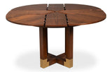 Brooklyn Jupe Brown Dining Table - Ornate Home