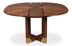 Brooklyn Jupe Brown Dining Table - Ornate Home