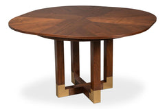 Brooklyn Jupe Brown Dining Table - Ornate Home