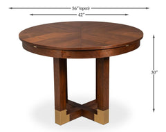 Brooklyn Jupe Brown Dining Table - Ornate Home