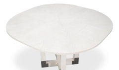 Brooklyn Jupe Working White Dining Table - Ornate Home