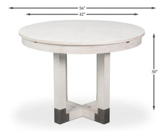 Brooklyn Jupe Working White Dining Table - Ornate Home