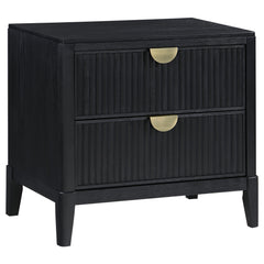 Brookmead Black 4-piece Eastern King Bedroom Set - Ornate Home