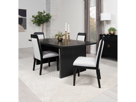 Brookmead Black 5-piece Dining Room Set - Ornate Home