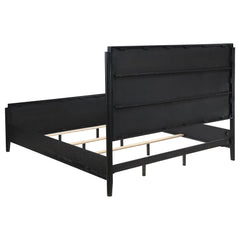 Brookmead Black California King Panel Bed - Ornate Home