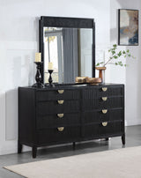 Brookmead Black Dresser and Mirror - Ornate Home