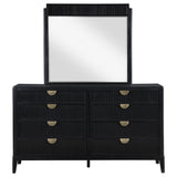 Brookmead Black Dresser and Mirror - Ornate Home