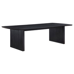 Brookmead Black/Ivory 7-piece Extension Leaf Dining Table Set - Ornate Home