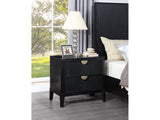 Brookmead Black Nightstand - Ornate Home