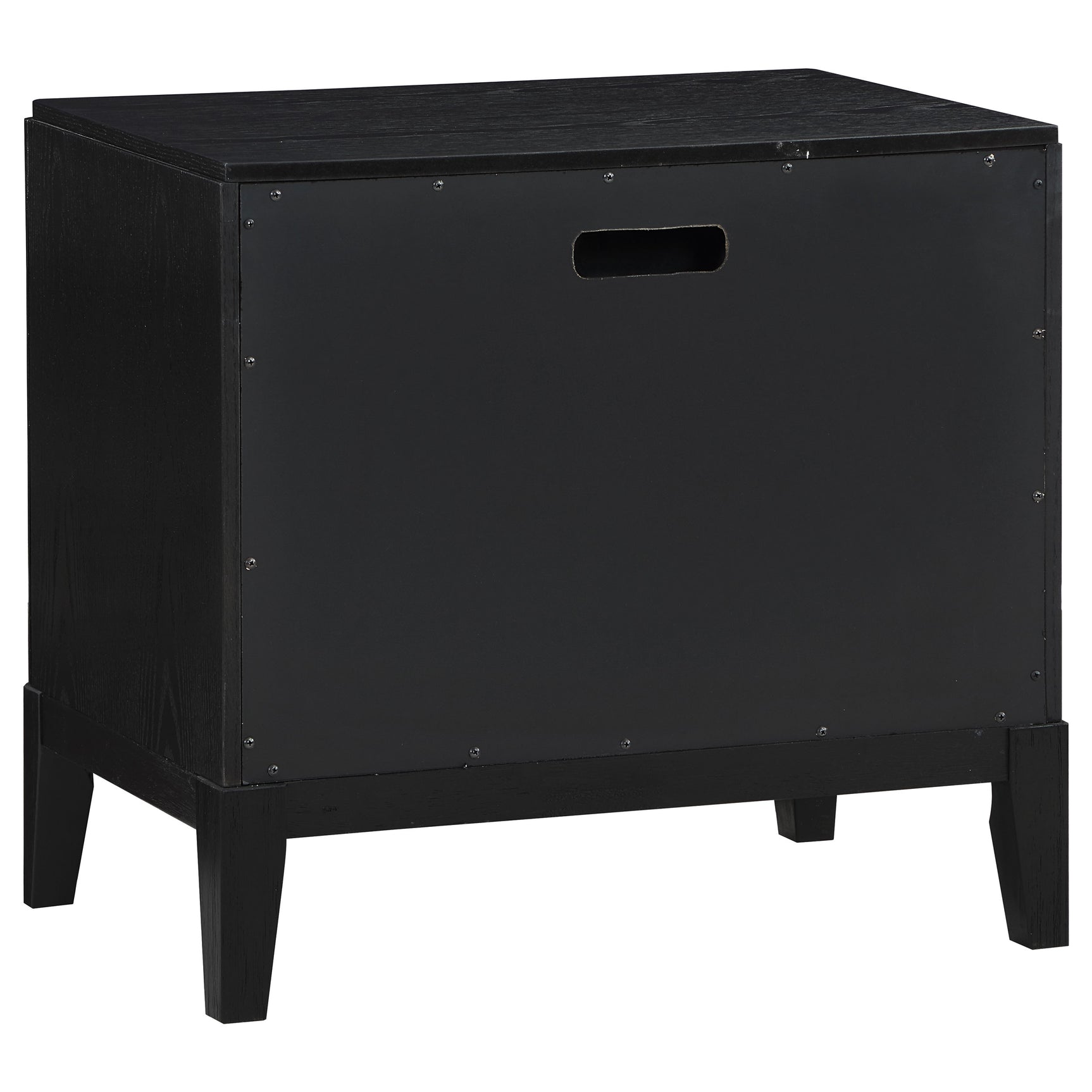 Brookmead Black Nightstand - Ornate Home