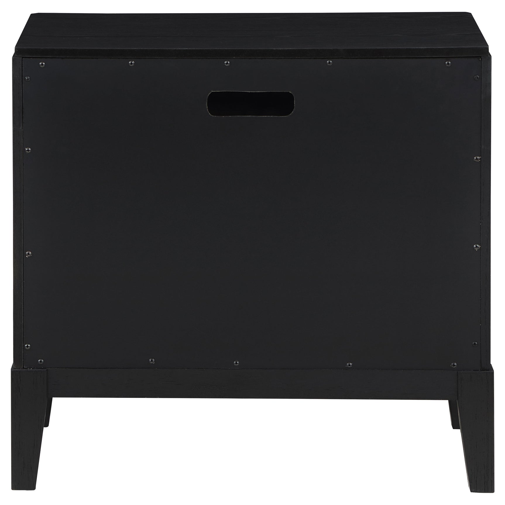 Brookmead Black Nightstand - Ornate Home
