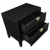 Brookmead Black Nightstand - Ornate Home